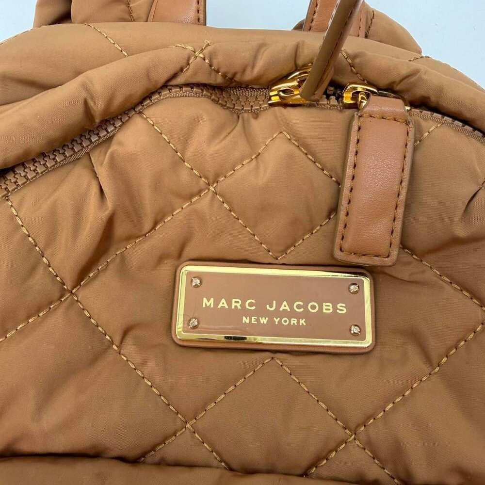 Marc Jacobs brown quilted backpack - Picture 3 of 6